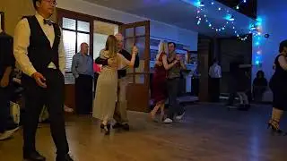 Saturday evening tango with 7 tango teachers  Part 2 Golden Tango Weekend, TDJ Henry Viiret Estonia