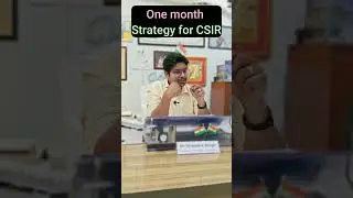 One Month Strategy for CSIR | By Virendra Singh | CSIR | GATE | DBT | ICMR #csir #icmr #jrf #gate