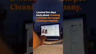 Making Website for Carpet Cleaning Company | Digital Marketing for Carpet Cleaning Business #website