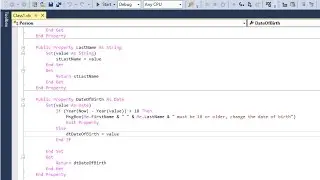 Object Oriented Programming 3 – Property Procedures