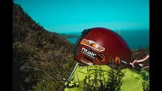 UK Highest Base Jump of Cliff  - Hangman Cliffs