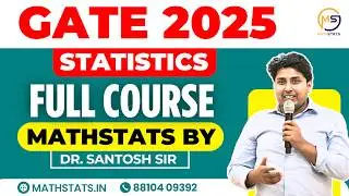 GATE STATISTICS 2025 | PYQ Univariate Distribution | Mathstats @8810409392 Mathstats@8810409392