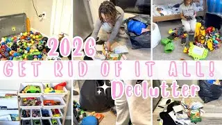2026 DECLUTTER WITH ME | GETTING RID OF EVERYTHING 