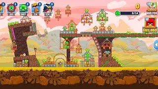 Level 1-2 &ndash; Angry Birds Friends No Power-Up Challenge (T-1629) | 3 Stars Gameplay &ndash; Oct 13