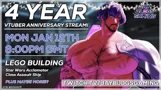 4 Year Anniversary as a VTuber! | Hand Cam Stream! | Lego Building!