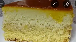 Torta Imposible de Pi&ntilde;a 🍍 y Coco