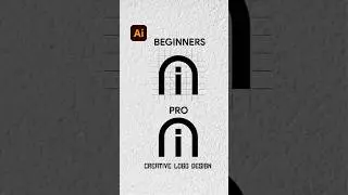 Adobe Illustrator 2026 Tips - How To Create Grid-Based Letter Logo Design Process #zakkigraphics