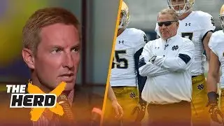 Joel Klatt talks Notre Dame coaching, Top 25 Poll and 2017's best college QBs | THE HERD