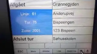 Rejsekort Konsol ved Omk&oslash;rsel