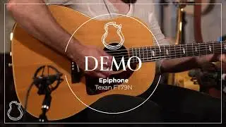 Epiphone 1964 Texan FT-79N, Mahogany & Spruce demo