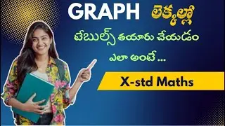 గ్రాఫ్ లెక్క I Graph Sums Table Preparation I X-Std I Pair of linear equations I dsrlmaths I