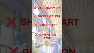 Cushion kam ho to kya problem hoti hai? #FactoryGyaan #InjectionMolding #Cushion#QualityControl