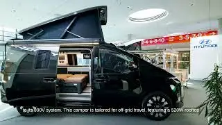Hyundai Unveils Ultimate Solar-Powered EV Camper with Kitchen