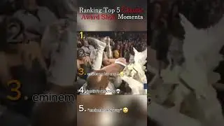 TOP 5 Chaotic Award Show Moments #shorts #top5 #celebrity #popculture   #foryou