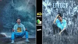 Snapseed - Rain effect Creative editing 2021 | Rain season Photo Editing | Background change Edit