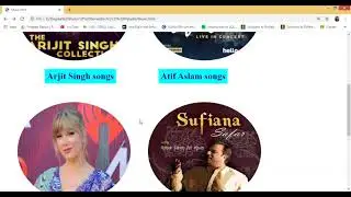 Music Website | Songs Website | HTML, CSS and Javascript Website Demo