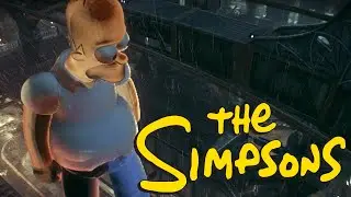 I modded Homer Simpson in Batman Arkham Knight