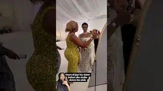 Davido&rsquo;s Elder Sister Comforts Chioma in Emotional Wedding Moment #chivido25 #foryou #davido