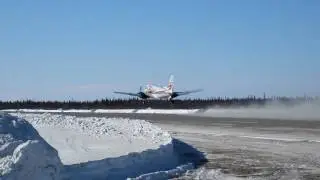 Embraer EMB-110 Bandeirante takeoff out of CYAT