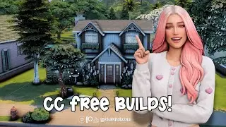 building some cc free houses for you in the sims 4 | #thesims4 #eapartner