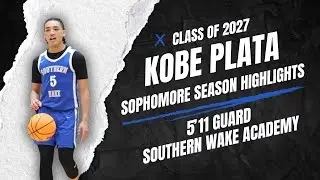5'11 Kobe Plata Sophmore Season Highlights: Class of 2027:  Southern Wake Academy