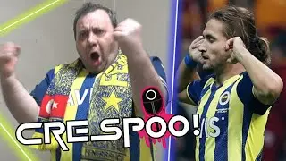 CRESPO'NUN GOL&Uuml;NE SEVİNEN FANATİK FENERBAH&Ccedil;ELİ!