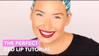 The Perfect Red Lip Tutorial 2021 | Elizabeth Mott