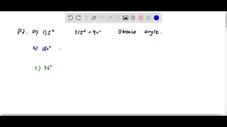Q3 What type of angle is 179 degrees?a) Acute angleb) Right anglec) Obtuse angled) Straight angle