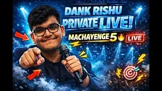Dank Rishu Private Livestream Travis Scott   Machayenge 5 LIVE!  !moj  30 10 2025  #dankrishu publer