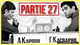 Schach-WM 1984/85 Karpov vs. Kasparov || Partie 27