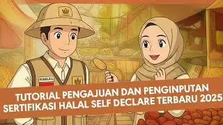 TUTORIAL PENGAJUAN DAN PENGINPUTAN SERTIFIKASI HALAL SELF DECLARE TERBARU 2025  #halalindonesia