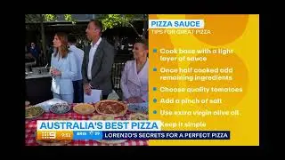 World-Ranked Pizzeria in Melbourne – Shop225 on Today Show (Channel 9)