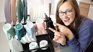 UNBOXING: YASONIC 2-Tier Dish Drying Rack Review 2022 | Rust Proof Dish Drainer Cup Holder