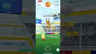 Mega Beedrill Unique Solo v Fire Team 1