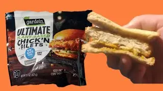 Gardein Ultimate Plant-Based Chick'n Filets Review! Delicious Random Food Review!