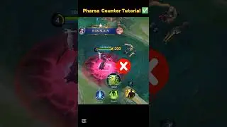 Pharsa Counter Tutorial Mobile legends #ml2b #pharsa #tutorial #mlbb #shorts