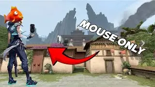 I played a game of Valorant with only a mouse, it went HORRIBLY..