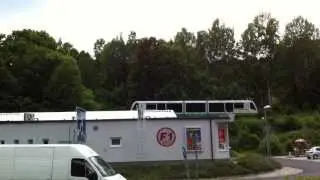 Regio-Sprinter der Vogtlandbahn quert Grenze D/CZ