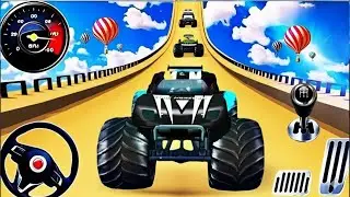 Crazy Mega Ramp Monster Truck Racing 3d - Ultimate Racing Stunts - Android Gameplay 
