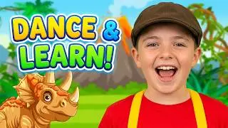 🦖🌟Dino Dance Song | Learn Dinosaur Names with Meeno! 🎶!