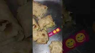 Crispy Veg Aloo Roll 😍 | Street Style Homemade Snack | Easy & Tasty #foodshorts #indianfood