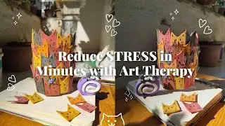 Reduce STRESS in Minutes with Art Therapy ❤️💯