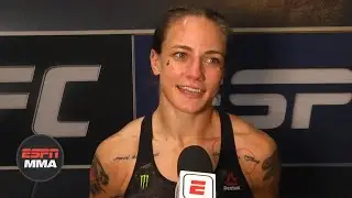 Jessica-Rose Clark talks knee on Sarah Alpar, win at #UFCVegas11 | ESPN MMA