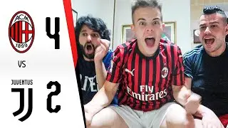 🤫 UMILIATI! - MILAN 4-2 JUVENTUS | LIVE REACTION GOL TIFOSO MILANISTA