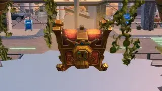 The Block Legendary Week 2 Chest Location (Okyts Block) - Fortnite Season X