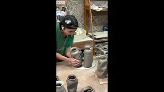 How to drop pots ❤️ &bull;&bull;&bull; Follow @victorng.ceramics for more!