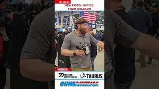 Новые пистолетные коллиматорные прицелы с огромными окошками от Holosun #shotshow2026 #shorts