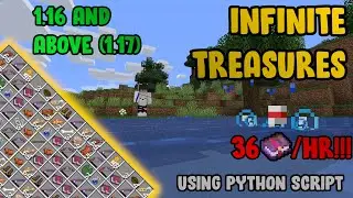 Minecraft AFK TREASURE Fish Farm 1.16+ FUTURE PROOF Using Script @ 320/hr (Windows/Java and Bedrock)