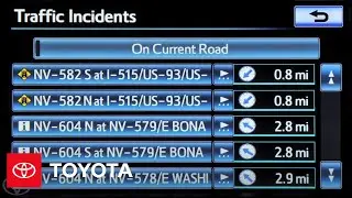 How-To: Premium HDD Navigation with Entune&reg; - NavTraffic&reg; | Toyota