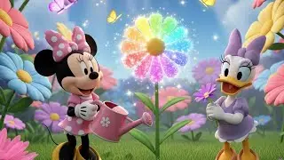 🌸 Minnie & Daisy&rsquo;s Enchanted Garden Adventure &ndash;  Magical Kids Story 🌈✨